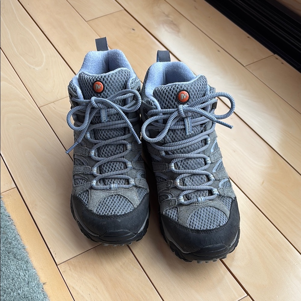 Merrell Gray and Black Ankle Boots